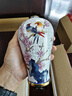 中外琺瑯美術(shù)館景泰藍花瓶 中式小花瓶 花瓶擺件工藝品 花瓶擺件客廳花瓶高檔 《春和景明》玉壺春瓶 曬單實拍圖