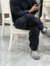 雅鹿睡衣男冬季珊瑚絨2025年新款加厚加絨大碼家居服男士套裝可外穿 NSJLY-KS17深灰雪花絨K字標男 XL [建議體重125-150斤] 曬單實(shí)拍圖