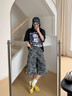 德訓(xùn)鞋女鞋2025新款春夏季爆款鞋子百搭阿甘鞋運(yùn)動(dòng)鞋休閑板鞋女款 黃色 36 曬單實(shí)拍圖
