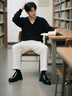 康奈男士休閑皮鞋2025年新款秋季舒適百搭商務正裝皮鞋18255073 黑色 38 曬單實拍圖
