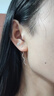 米蔓（MIMORE）S925銀一字流蘇耳環(huán)女時(shí)尚潮流高級感氣質(zhì)耳飾耳釘養耳洞睡覺(jué)免摘 曬單實(shí)拍圖