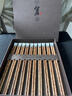 千年戀木高檔波浪紋酸枝木貝殼圓筷家用無(wú)漆無(wú)蠟筷子禮盒裝 25cm波浪紋椰木貝殼圓筷 曬單實(shí)拍圖