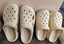 名創(chuàng)優(yōu)品（MINISO）洞洞鞋男女夏季外穿涼鞋防滑厚底踩屎感包頭涼拖鞋 卡其+海洋星星 曬單實(shí)拍圖