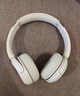 索尼（SONY）WH-CH520舒適高效頭戴式無線藍(lán)牙耳機(jī) 通話超長(zhǎng)續(xù)航耳麥 復(fù)古便攜手機(jī)游戲英語學(xué)習(xí)適用 白色 曬單實(shí)拍圖