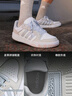 adidas ENTRAP休閑低幫運動板鞋少年感復古籃球鞋男女阿迪達斯   白色/淺藍/灰色   36 曬單實拍圖