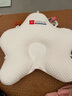 Hoag（霍格）嬰兒定型枕糾正頭型0-6-12月矯正新生兒寶寶枕頭護(hù)頸神器 白+白色 【母嬰A類一等品】 曬單實(shí)拍圖