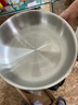 雙槍316L不銹鋼平底鍋無(wú)涂層炒鍋煎鍋家用不粘鍋煎蛋牛排早餐烙餅 推薦【超大號(hào)—帶防爆鍋蓋】 24cm 曬單實(shí)拍圖