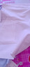革曼孕婦上衣夏季薄款甜美泡泡袖娃娃衫衣服短褲套裝夏裝兩件套遮肚子 藍色上衣+白色托腹短褲 XL 曬單實(shí)拍圖