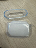 Masentek-適用于airpods2二代 3三pro藍(lán)牙耳機(jī) 蘋(píng)果充電倉(cāng)收納盒套TPU軟殼套配件 透明 曬單實(shí)拍圖