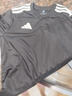 阿迪達(dá)斯（adidas）童裝25春兒童足球運(yùn)動(dòng)短袖比賽球衣男中大童吸濕快干T恤 JJ0052黑 曬單實(shí)拍圖