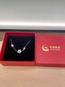 中國黃金（CHINA GOLD）925銀茉莉花和田玉手鏈女款輕奢小眾手飾生日禮物送女友女生 和田玉茉莉花手鏈-925銀【品牌禮盒】 曬單實拍圖