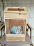 茨格曼 鸚鵡保溫箱育雛鳥(niǎo)飼養箱幼鳥(niǎo)專(zhuān)用恒溫箱實(shí)木保暖箱鳥(niǎo)籠子繁殖箱 恒溫套餐-30*30*50 曬單實(shí)拍圖