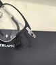 萬(wàn)寶龍（MONTBLANC）眼鏡框男女超輕鈦合金眉框型MB0314OA近視專(zhuān)業(yè)配鏡可配度數(shù)散光 MB0314OA-001-54【黑銀色】 單鏡框(僅鏡框-可試戴) 曬單實(shí)拍圖