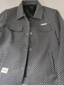 皮爾卡丹（pierre cardin）休閑翻領(lǐng)格子外套男士春秋新款韓版潮流時(shí)尚帥氣工裝夾克上衣 深灰色 XL 【建議130-150斤】 曬單實(shí)拍圖