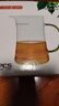 高茗日式公道杯玻璃茶具分茶器帶茶漏一體泡茶杯高端公杯茶海茶漏套裝 金色把公杯+青丘400ml 曬單實拍圖