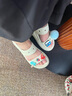 卡駱馳crocs經(jīng)典泡芙?jīng)鲂孢m耐磨坡跟泡芙鞋戶外拖鞋|207670 骨白色-2Y2(含智必星) 36 (220mm) 37 曬單實拍圖