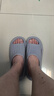 名創(chuàng)優(yōu)品（MINISO）家居拖鞋男女情侶家用舒適浴室防滑防臭涼拖鞋夏  煙灰色44-45 曬單實(shí)拍圖