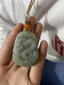 漫畔石和田玉吊墜十二生肖護(hù)身符男女玉墜珠寶掛墜天然玉石項鏈生日禮物 生肖蛇 大號：約44x32mm(圖1例) 曬單實拍圖