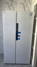 松下（Panasonic）[大白鯨]新品超薄平嵌505L大容量對開(kāi)門(mén)風(fēng)冷無(wú)霜家用電冰箱 一級能效自由制冰月光白 NR-JB51GXA-W 曬單實(shí)拍圖