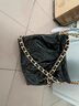 CHARLES&KEITH迷你菱格流浪包單肩斜挎雙肩包包女包生日七夕禮物CK2-60782390 Black黑色 S 曬單實拍圖