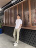 卡賓男鞋夏季薄款帆布鞋男百搭時尚低幫休閑鞋軟底輕便鞋子男輕奢潮鞋 卡其色 41 【標(biāo)準(zhǔn)皮鞋尺碼】 曬單實(shí)拍圖