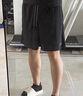 安德瑪（UNDERARMOUR）春夏Tech男子網(wǎng)層訓(xùn)練運動短褲1328705 黑色001 M 曬單實拍圖