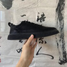 奧康（Aokang）男鞋夏季透氣板鞋男2025新款真皮休閑皮鞋男士低幫平底黑色休閑鞋 黑色加絨款【運(yùn)動鞋碼】 41 曬單實(shí)拍圖