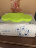 babycare嬰兒手口濕巾新生兒濕紙巾寶寶帶蓋大包裝 3150綠蓋濕巾 80抽*5包 曬單實拍圖