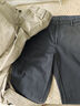 Hush Puppies【休閑舒適】暇步士男裝春季新款商務(wù)休閑直筒長褲 杏麥色 35 曬單實(shí)拍圖
