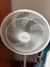 美的（Midea）電風(fēng)扇家用7葉落地扇搖頭電風(fēng)扇循臥室宿舍輕音風(fēng)扇臺式桌面小型風(fēng)扇臺地兩用升級款 白色丨7葉臺地兩用 曬單實(shí)拍圖