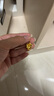 周六福（ZLF）七夕禮物  黃金吊墜女款足金999百合花掛墜項墜首飾 計價 3.88g 曬單實拍圖