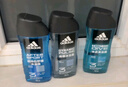 阿迪達斯 （adidas）男士沐浴露洗發(fā)水洗面奶三效合一 游泳去氯清涼止癢 熱情600ml 曬單實拍圖