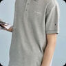 Champion冠軍短袖POLO衫男2025春季新款情侶基礎(chǔ)翻領(lǐng)T恤簡約休閑 黑色 M 曬單實拍圖