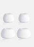 斯泰克【兩對(duì)裝】耳機(jī)帽耳塞帽套頭適用airpods pro 二代一代蘋(píng)果藍(lán)牙耳機(jī)硅膠帽軟塞超薄中號(hào)+小號(hào) 曬單實(shí)拍圖