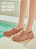 斯凱奇（SKECHERS）洞洞鞋女士夏季外穿包頭泡泡鞋厚底透氣軟底涼拖鞋休閑鞋111514 曬單實(shí)拍圖