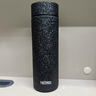 膳魔師（THERMOS）香港直郵純鈦抗菌保溫杯智能顯溫雙層商務(wù)茶水分離便攜車(chē)載水杯子 玄石黑-420ml 曬單實(shí)拍圖