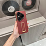 安柏?！就髱еЪ堋窟m用華為pura80pro手機殼pura80ultra/p80pro+保護套真素皮p80全包防摔輕奢商務高級 【釉紅色】防摔腕帶 | 秒變支架 | 鏡頭全包 華為Pura80Pro  曬單實拍圖