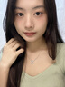 唯一（Winy）一克拉莫桑鉆紫藤花純銀項(xiàng)鏈女2025新款生日七夕情人節(jié)禮物送女友 曬單實(shí)拍圖