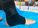 GALVARAN護踝防崴腳扭傷固定支具韌帶損傷恢復運動(dòng)跑步腳腕套籃球護具 加長(cháng)固定支具【左腳】黑色 M【適合鞋碼35-39碼】 曬單實(shí)拍圖