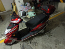 MEOD125踏板摩托車踏板車燃油助力車國四電噴可上牌省油摩外賣車街車 超級鷹紅色電噴版+合格證+發(fā)票 曬單實拍圖