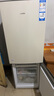 海爾（Haier）冰箱出品雙開門二門177升冰箱家用小型冰箱租房省電不占地冷藏冷凍兩用統(tǒng)帥家用小冰箱 以舊換新 177升雙門冰箱節(jié)能省電 兩天約用1度電 曬單實拍圖