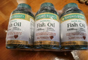 自然之寶美國進(jìn)口 魚油 輔助降血脂 2400mg無腥深海魚油膠囊90粒*瓶 曬單實(shí)拍圖