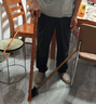 山迪老人祝壽禮物老桃木龍頭拐實(shí)木雕刻棍手杖生日禮物男女款高檔精雕 精雕盤(pán)龍款 曬單實(shí)拍圖