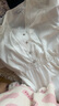 lagogo法式系帶襯衫女拉谷谷春秋新品內(nèi)搭高級感氣質(zhì)泡泡袖上衣 米色(T2) S 曬單實拍圖