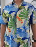 邦帛世泳衣男花襯衫沙灘套裝男夏季薄款沙灘褲海邊沙灘服旅行穿搭 椰林襯衫套裝【XL】 曬單實(shí)拍圖