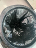 利得平口垃圾袋600只單面0.8絲黑色45*50cm厚款塑料袋家用辦公經(jīng)濟款 曬單實拍圖