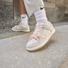 耐克女子輕便平底運動鞋冬季膠底低幫板鞋NIKE DUNK LOW FB7910 601柔粉/椰奶色/淺銀灰 39 曬單實拍圖