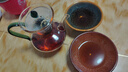 福容（FUROOT）小青柑泡茶壺普洱綠茶壺高硼硅玻璃手執(zhí)壺泡茶器家用公道杯200ml 【青柑執(zhí)壺】墨綠 曬單實(shí)拍圖