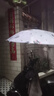 電動(dòng)車遮陽雨傘快拆可折疊電瓶車雨棚蓬防曬擋雨踏板摩托車防雨傘 A支架【灰色貓咪】加長(zhǎng)-黑膠防曬 曬單實(shí)拍圖