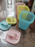 特百惠（Tupperware） 迷你纖巧壺 350ML彩色酵素果醋壺塑料水壺帶刻度咖啡杯 350ml纖巧壺三件套 曬單實(shí)拍圖